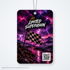 Bad Ideas Black Label air freshener digital mockup. Printed appearance may vary.