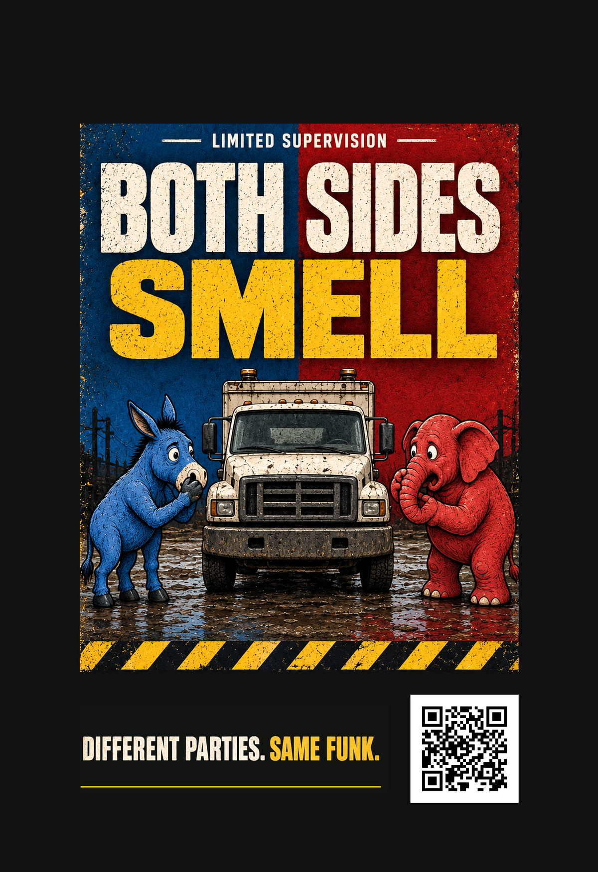 Both Sides Smell artwork preview, Arctic Blast scent; same design printed on both sides.