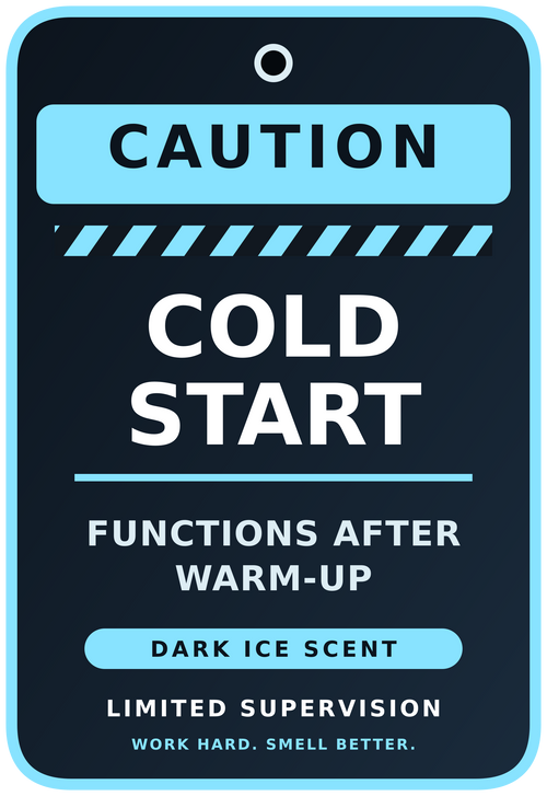 Limited Supervision Cold Start funny car air freshener design
