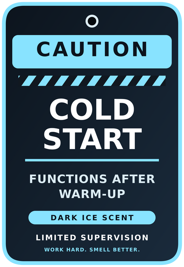 Cold Start — Funny Car Air Freshener