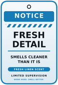 Limited Supervision Fresh Detail funny car air freshener design