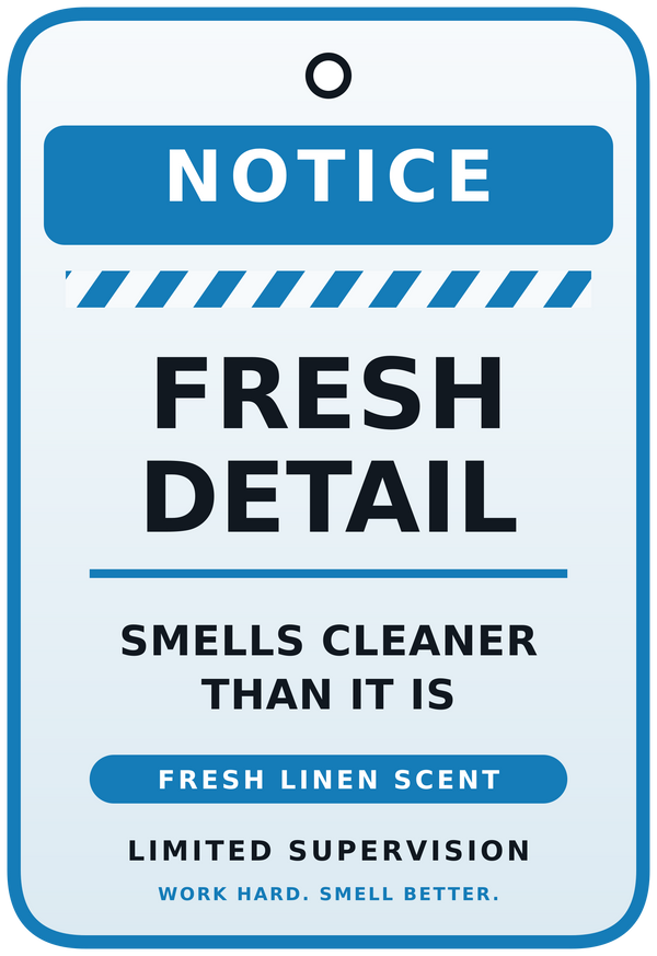 Fresh Detail — Funny Car Air Freshener
