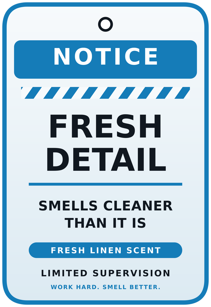 Fresh Detail — Funny Car Air Freshener